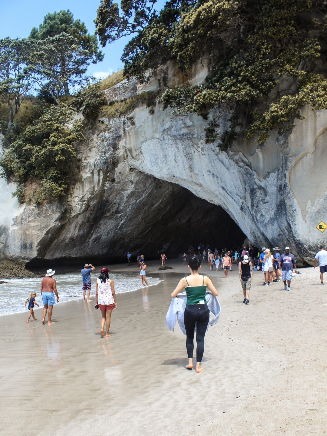 On a summer’s day, the cove is packed with visitors